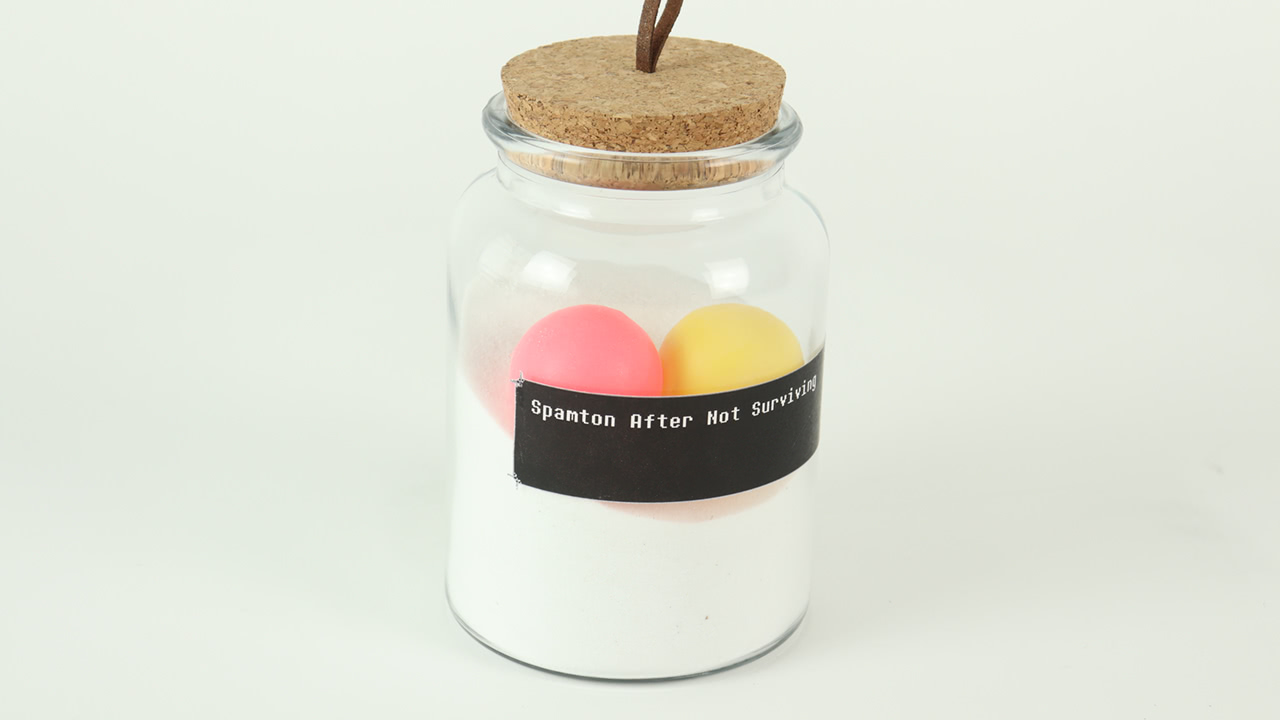 “SPAMTON AFTER NOT SURVIVING”(生存できなかったスパムトンの姿)